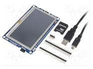 Display: TFT; 4.3"; 480x272; Controller: SSD1963; uC: STM32F746ZG MIKROE