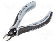 Pliers; side,cutting,precision; ESD; 125mm; with small chamfer KNIPEX