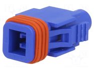 Connector: wire-wire/PCB; plug; female; E-Seal 572; 300V; PIN: 1 EDAC