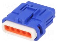 Connector: wire-wire/PCB; plug; female; E-Seal 560; PIN: 5; IP67 EDAC