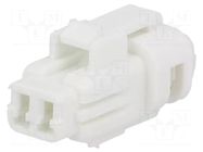 Connector: wire-wire/PCB; plug; female; E-Seal 560; IP67; white EDAC