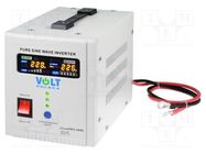 Converter: DC/AC; 300W; Uout: 230VAC; Out: AC sockets 230V; 0÷40°C 