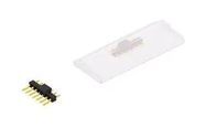 PIN HEADER, R/A, 7POS, 1ROW, 2.54MM, SMD