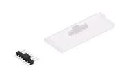 PIN HEADER, R/A, 7POS, 1ROW, 2.54MM, SMD