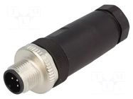 Connector: M12; plug; PIN: 5; male; A code-DeviceNet / CANopen LAPP