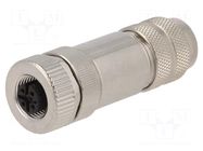 Connector: M12; plug; PIN: 5; female; straight; IP67; screw terminal LAPP