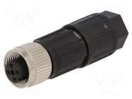 Connector: M12; plug; PIN: 4; female; A code-DeviceNet / CANopen LAPP