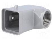 Enclosure: for HDC connectors; EPIC; size H-A 3; zinc alloy; PG11 LAPP