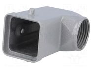 Enclosure for connectors: HDC; size H-A 3; for cable; for latch LAPP