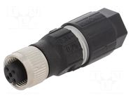 Connector: M12; plug; PIN: 4; female; A code-DeviceNet / CANopen LAPP