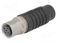Connector: M12; terminator; PIN: 5; female; straight; IP67 LAPP