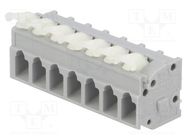 PCB terminal block; straight; 5mm; ways: 7; on PCBs; 0.08÷2.5mm2 WAGO