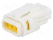 Connector: wire-wire/PCB; plug; female; E-Seal 560; IP67; white EDAC