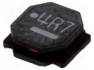 Inductor: wire; SMD; 4.7uH; Ioper: 2A; 60mΩ; ±20%; Isat: 2A FERROCORE