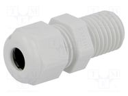 Cable gland; with long thread; M12; 1.5; IP68; polyamide; UL94V-0 HUMMEL