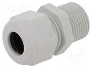 Cable gland; with long thread; M20; 1.5; IP68; polyamide; UL94V-0 HUMMEL