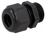 Cable gland; M20; 1.5; IP54; polyamide; black; UL94V-0; HSK-K HUMMEL