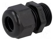 Cable gland; M20; 1.5; IP54; polyamide; black; UL94V-0; HSK-K HUMMEL
