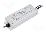 Power supply: switched-mode; LED; 60W; 12VDC; 5A; 180÷295VAC; IP67 MEAN WELL