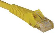 NETWORK CABLE, RJ45, CAT6, 1FT, YEL