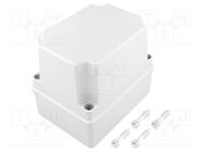 Enclosure: multipurpose; X: 110mm; Y: 150mm; Z: 140mm; grey; IP65 