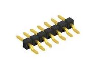 PIN HEADER, R/A, 7POS, 1ROW, 2.54MM, SMD