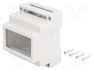 Enclosure: for DIN rail mounting; Y: 89mm; X: 69.7mm; Z: 64.7mm 