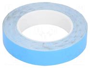 Tape: heat transfer; W: 25mm; L: 25m; Thk: 0.2mm; 0.8W/mK; UL94V-0 IPT