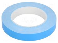 Tape: heat transfer; W: 19mm; L: 25m; Thk: 0.2mm; 0.8W/mK; UL94V-0 IPT