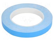 Tape: heat transfer; W: 15mm; L: 25m; Thk: 0.2mm; 0.8W/mK; UL94V-0 IPT