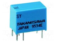 Relay: electromagnetic; SPDT; Ucoil: 12VDC; 2A; 0.5A/120VAC; SY FCL Components