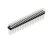 PIN HDR, R/A, 42POS, 2ROW, 2.54MM, THT