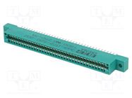 Card edge; PIN: 72; soldering; on PCBs; gold-plated; 2.54mm; 345 EDAC