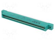 Connector: card edge; PIN: 72; 345; soldering; on PCBs; 2.54mm EDAC
