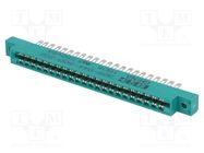 Card edge; PIN: 44; soldering; for panel mounting,for cable; 305 EDAC