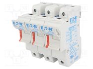 Fuse holder; cylindrical fuses; 14x51mm; for DIN rail mounting BUSSMANN