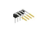 PIN HEADER, R/A, 4POS, 1ROW, 2.54MM, THT
