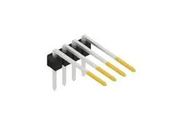 PIN HEADER, R/A, 4POS, 1ROW, 2.54MM, THT