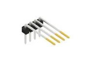 PIN HEADER, R/A, 4POS, 1ROW, 2.54MM, THT
