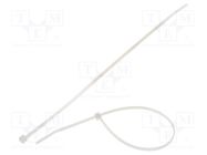 Cable tie; L: 205mm; W: 2.5mm; polyamide; 80N; natural; Ømax: 55mm HELLERMANNTYTON