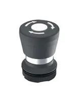 ACTUATOR, 22.3MM MUSHROOM PB SW, BLACK