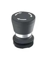 ACTUATOR, 22.3MM MUSHROOM PB SW, BLACK