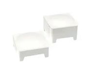 SQUARE PLUNGER, WHITE, 0.4MM LENGTH