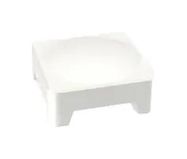SQUARE PLUNGER, WHITE, 2MM LENGTH