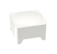 SQUARE PLUNGER, WHITE, 4.7MM LENGTH