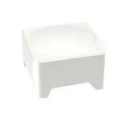 SQUARE PLUNGER, WHITE, 4.8MM LENGTH