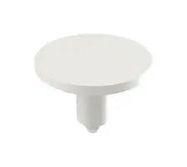 ROUND PLUNGER, WHITE, 7.5MM LENGTH