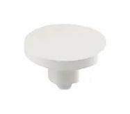 ROUND PLUNGER, WHITE, 4.6MM LENGTH