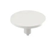 ROUND PLUNGER, WHITE, 7.5MM LENGTH
