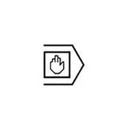 LABELLING SHEET, HAND INPUT SYMBOL, CLR